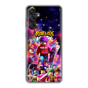 Силиконовый чехол на Samsung Galaxy M55 с принтом Roblox Роблокс Силиконовый чехол на Samsung Galaxy M55 с принтом Roblox Роблокс