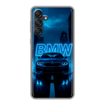 Силиконовый чехол на Samsung Galaxy M55 с принтом BMW БМВ Силиконовый чехол на Samsung Galaxy M55 с принтом BMW БМВ