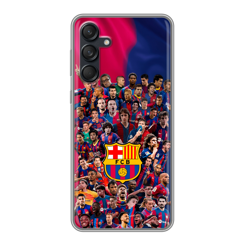 Силиконовый чехол на Samsung Galaxy M55 с принтом Барселона Barcelona Силиконовый чехол на Samsung Galaxy M55 с принтом Барселона Barcelona