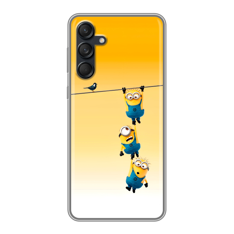 Силиконовый чехол на Samsung Galaxy M55 с принтом Миньоны Силиконовый чехол на Samsung Galaxy M55 с принтом Миньоны