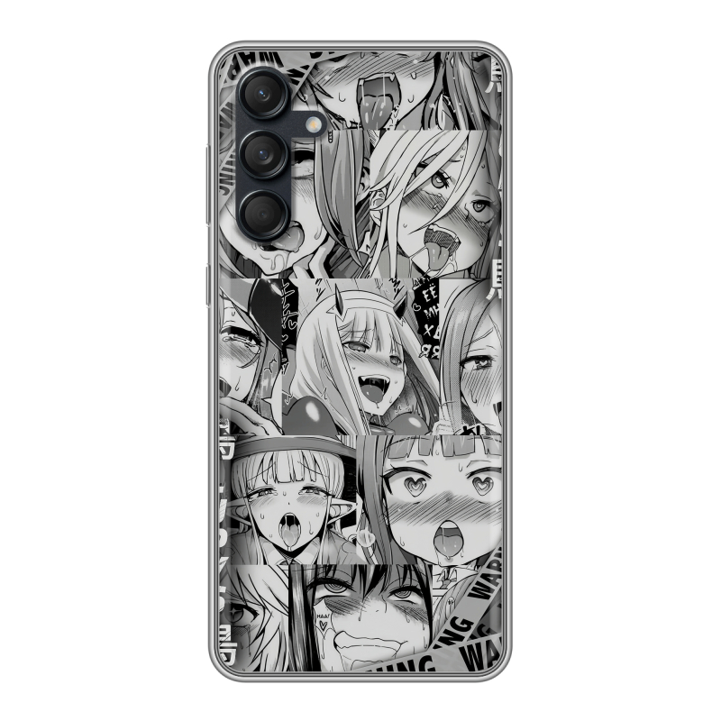 Силиконовый чехол на Samsung Galaxy M55 с принтом Ahegao Ахегао Аниме Силиконовый чехол на Samsung Galaxy M55 с принтом Ahegao Ахегао Аниме