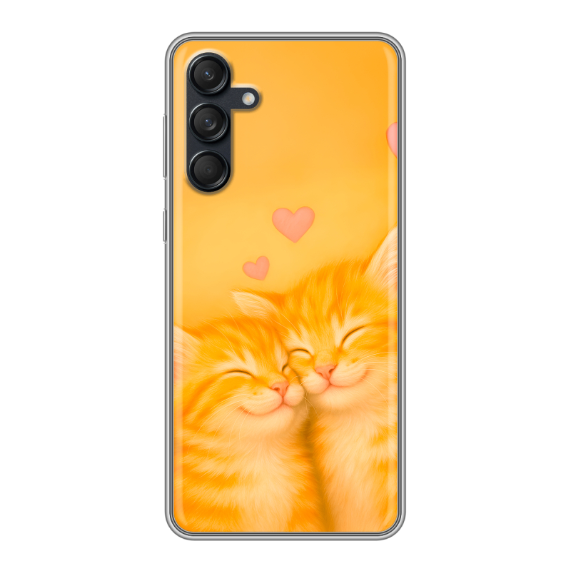 Силиконовый чехол на Samsung Galaxy M55 с принтом Милые котята Силиконовый чехол на Samsung Galaxy M55 с принтом Милые котята