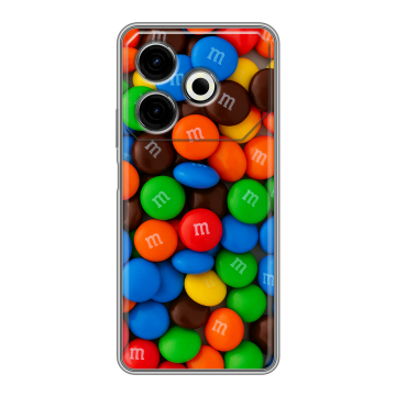 Силиконовый чехол на Tecno Pova 6 Neo с принтом Конфеты Силиконовый чехол на Tecno Pova 6 Neo с принтом Конфеты