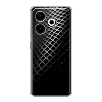 Силиконовый чехол на Tecno Pova 6 Neo с принтом Текстура металла Силиконовый чехол на Tecno Pova 6 Neo с принтом Текстура металла