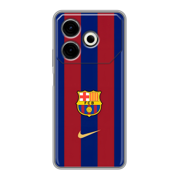 Силиконовый чехол на Tecno Pova 6 Neo с принтом Барселона Barcelona Силиконовый чехол на Tecno Pova 6 Neo с принтом Барселона Barcelona