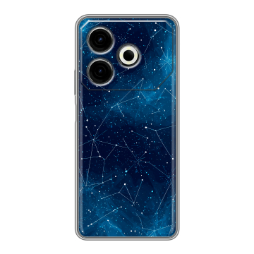 Силиконовый чехол на Tecno Pova 6 Neo с принтом Космос звезды Силиконовый чехол на Tecno Pova 6 Neo с принтом Космос звезды