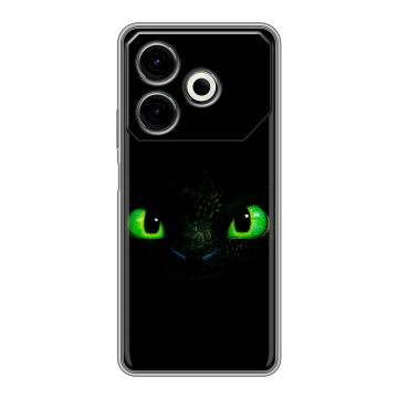 Силиконовый чехол на Tecno Pova 6 Neo с принтом Как приручить дракона Силиконовый чехол на Tecno Pova 6 Neo с принтом Как приручить дракона