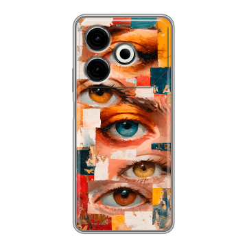 Силиконовый чехол на Tecno Pova 6 Neo с принтом Модный принт Силиконовый чехол на Tecno Pova 6 Neo с принтом Модный принт