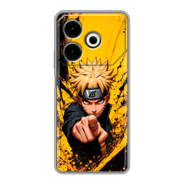 Силиконовый чехол на Tecno Pova 6 Neo с принтом Naruto Наруто Силиконовый чехол на Tecno Pova 6 Neo с принтом Naruto Наруто