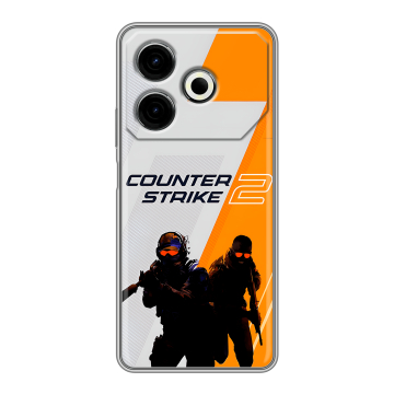 Силиконовый чехол на Tecno Pova 6 Neo с принтом Counter Strike Силиконовый чехол на Tecno Pova 6 Neo с принтом Counter Strike