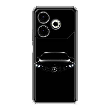 Силиконовый чехол на Tecno Pova 6 Neo с принтом Mercedes Мерседес Силиконовый чехол на Tecno Pova 6 Neo с принтом Mercedes Мерседес