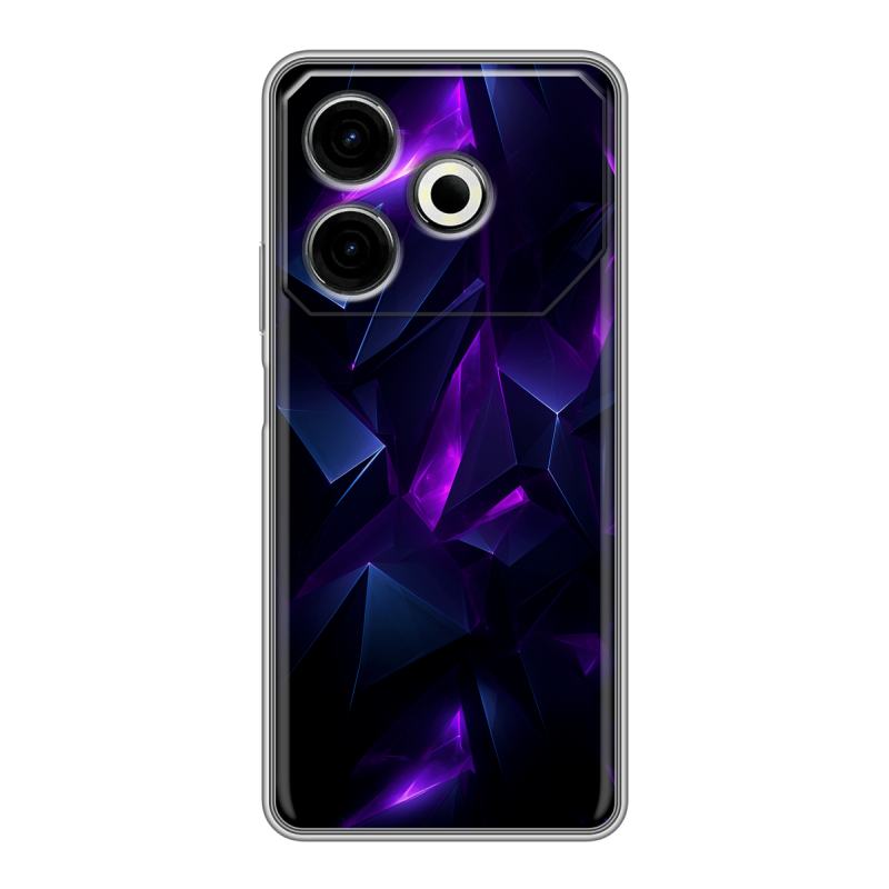 Силиконовый чехол на Tecno Pova 6 Neo с принтом Абстракиция Силиконовый чехол на Tecno Pova 6 Neo с принтом Абстракиция