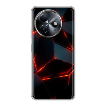 Силиконовый чехол на Itel S24 с принтом Яркие абстракции Силиконовый чехол на Itel S24 с принтом Яркие абстракции