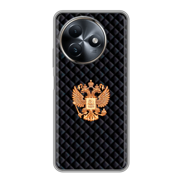 Силиконовый чехол на Itel S24 с принтом Герб России принт Силиконовый чехол на Itel S24 с принтом Герб России принт