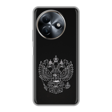 Силиконовый чехол на Itel S24 с принтом Герб России Силиконовый чехол на Itel S24 с принтом Герб России