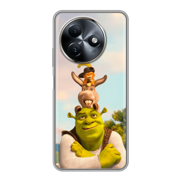 Силиконовый чехол на Itel S24 с принтом Шрек Shrek