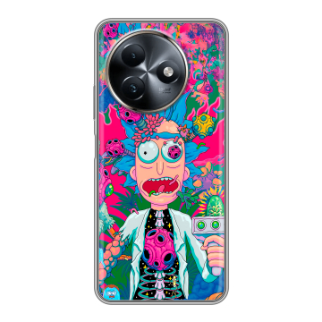 Силиконовый чехол на Itel S24 с принтом Рик и Морти Rick Morty Силиконовый чехол на Itel S24 с принтом Рик и Морти Rick Morty