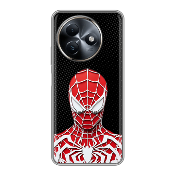 Силиконовый чехол на Itel S24 с принтом человек паук spiderman
