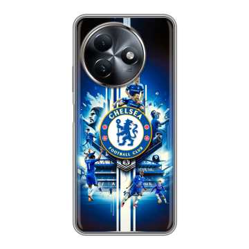 Силиконовый чехол на Itel S24 с принтом Chelsea Челси
