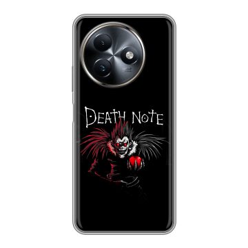 Силиконовый чехол на Itel S24 с принтом Death note Тетрадь смерти