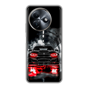 Силиконовый чехол на Itel S24 с принтом BMW БМВ