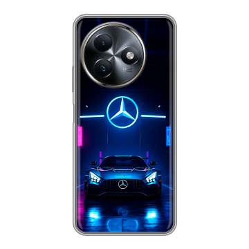 Силиконовый чехол на Itel S24 с принтом Mercedes Мерседес Силиконовый чехол на Itel S24 с принтом Mercedes Мерседес