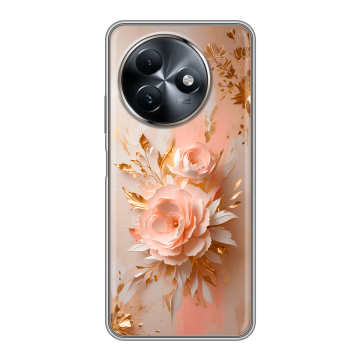 Силиконовый чехол на Itel S24 с принтом женский