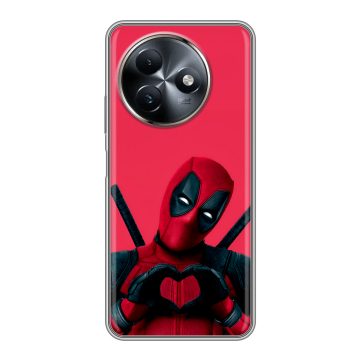 Силиконовый чехол на Itel S24 с принтом Дедпул Deadpool