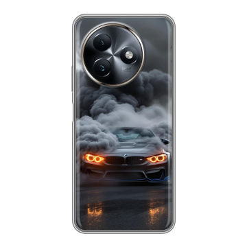 Силиконовый чехол на Itel S24 с принтом BMW БМВ