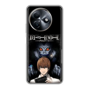Силиконовый чехол на Itel S24 с принтом Death note Тетрадь смерти