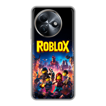 Силиконовый чехол на Itel S24 с принтом Roblox Роблокс Силиконовый чехол на Itel S24 с принтом Roblox Роблокс