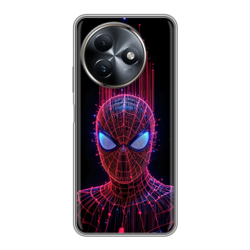 Силиконовый чехол на Itel S24 с принтом Spiderman Человек паук Силиконовый чехол на Itel S24 с принтом Spiderman Человек паук