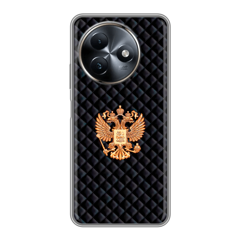 Силиконовый чехол на Itel S24 с принтом Герб России принт Силиконовый чехол на Itel S24 с принтом Герб России принт