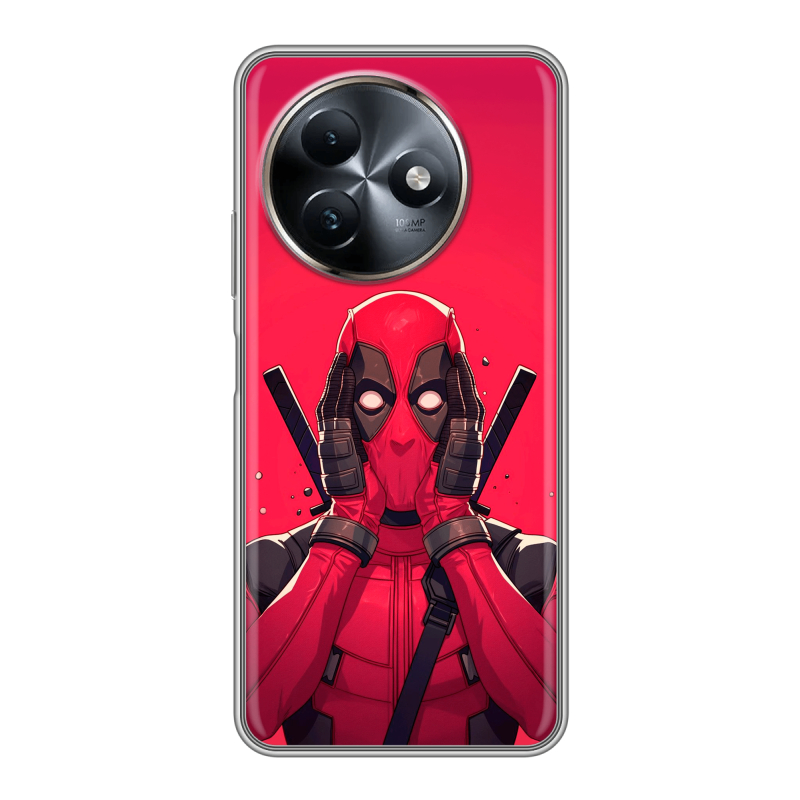 Силиконовый чехол на Itel S24 с принтом Дедпул Deadpool Силиконовый чехол на Itel S24 с принтом Дедпул Deadpool