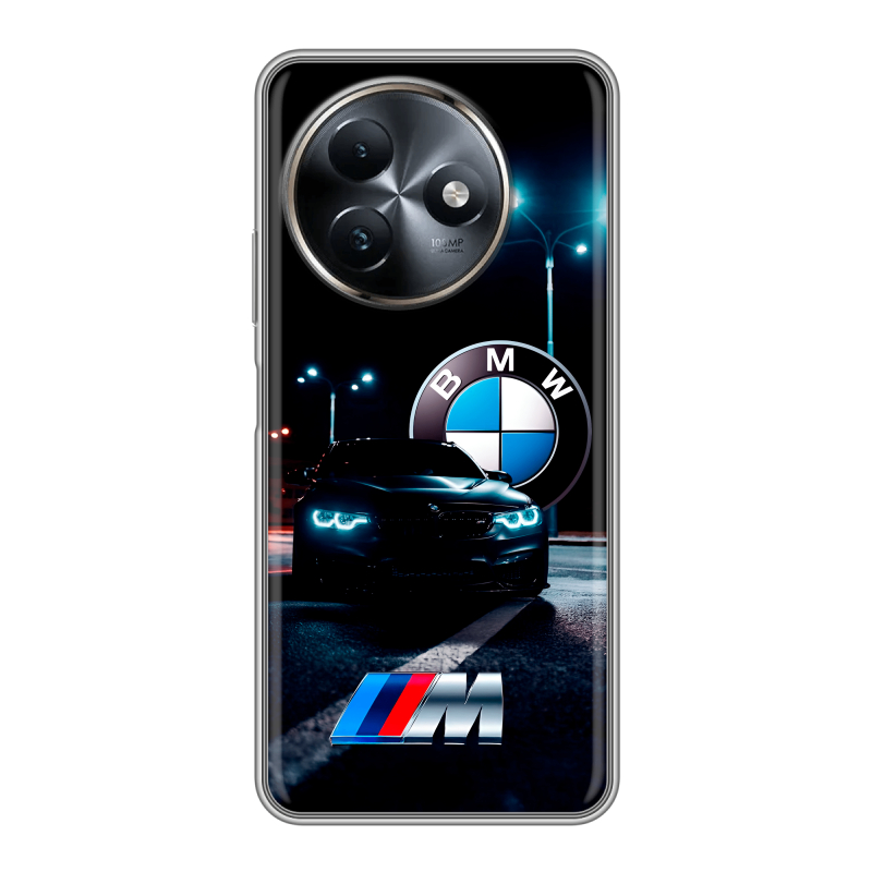 Силиконовый чехол на Itel S24 с принтом БМВ BMW Силиконовый чехол на Itel S24 с принтом БМВ BMW
