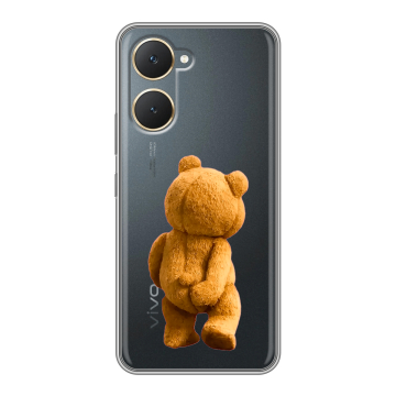 Силиконовый чехол на Vivo Y18 с принтом Медведь