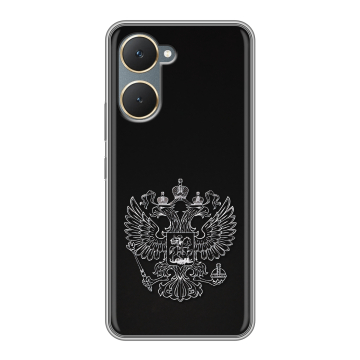 Силиконовый чехол на Vivo Y18 с принтом Герб России