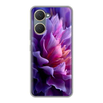 Силиконовый чехол на Vivo Y18 с принтом женский цветы