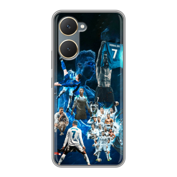 Силиконовый чехол на Vivo Y18 с принтом Реал Роналдо Силиконовый чехол на Vivo Y18 с принтом Реал Роналдо
