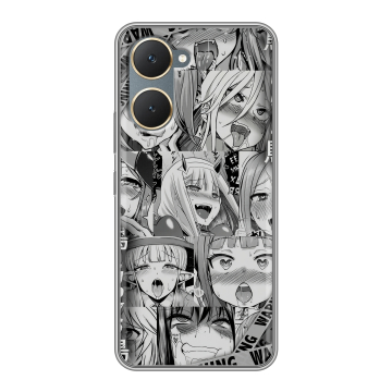 Силиконовый чехол на Vivo Y18 с принтом Ahegao Ахегао Аниме
