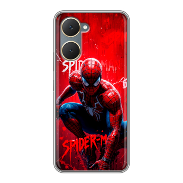 Силиконовый чехол на Vivo Y18 с принтом Spiderman Человек паук Силиконовый чехол на Vivo Y18 с принтом Spiderman Человек паук