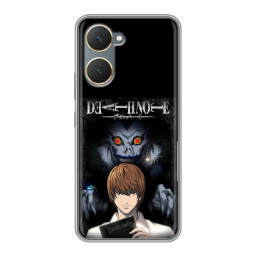 Силиконовый чехол на Vivo Y18 с принтом Death note Тетрадь смерти