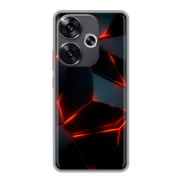 Силиконовый чехол на Xiaomi Poco F6 с принтом Яркие абстракции Силиконовый чехол на Xiaomi Poco F6 с принтом Яркие абстракции