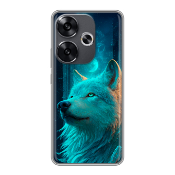 Силиконовый чехол на Xiaomi Poco F6 с принтом бабочки саккура Силиконовый чехол на Xiaomi Poco F6 с принтом бабочки саккура