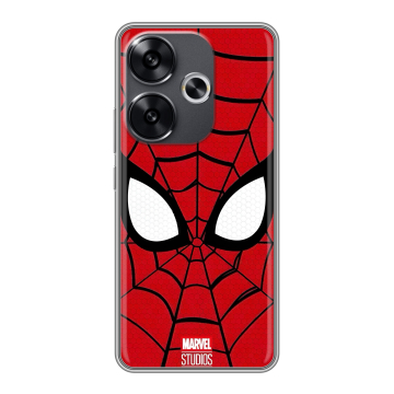 Силиконовый чехол на Xiaomi Poco F6 с принтом человек паук spiderman