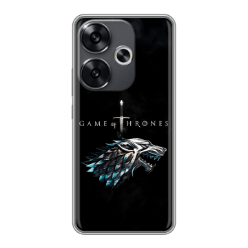 Силиконовый чехол на Xiaomi Poco F6 с принтом Игра Престолов Game Thrones Силиконовый чехол на Xiaomi Poco F6 с принтом Игра Престолов Game Thrones