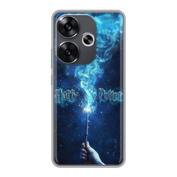 Силиконовый чехол на Xiaomi Poco F6 с принтом Harry Potter Гарри Поттер