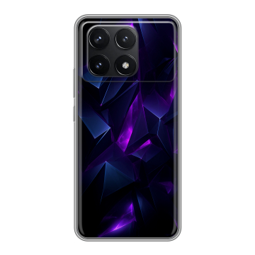 Силиконовый чехол на Xiaomi Poco F6 Pro с принтом Абстракиция