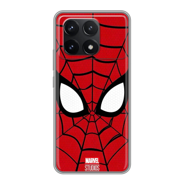 Силиконовый чехол на Xiaomi Poco F6 Pro с принтом человек паук spiderman