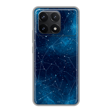Силиконовый чехол на Xiaomi Poco F6 Pro с принтом Космос звезды Силиконовый чехол на Xiaomi Poco F6 Pro с принтом Космос звезды